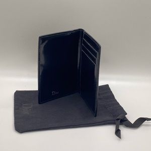 Christian Dior Embossed Black Wallet